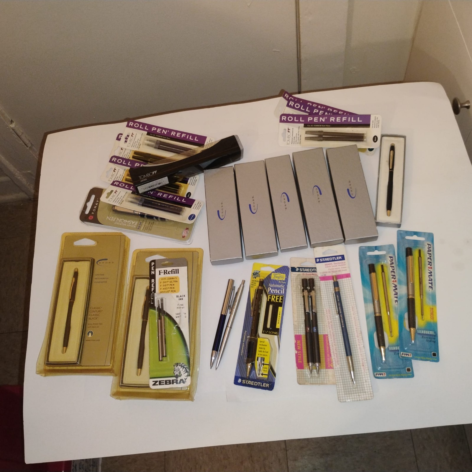 Cross Tombow Pilot vintage pens lot, used, free shipping