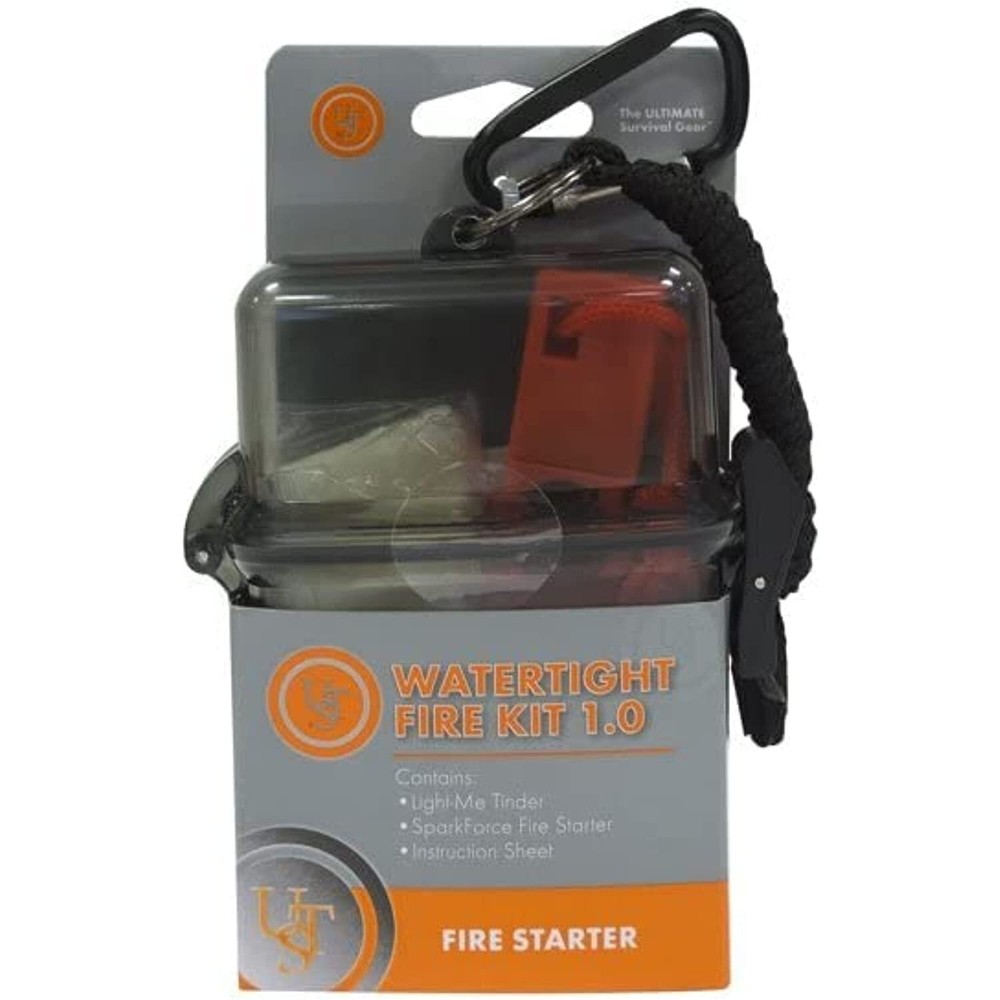 ust Watertight Fire Starter Kit Includes Tinder, Fire Starter, Instruction Sheet
