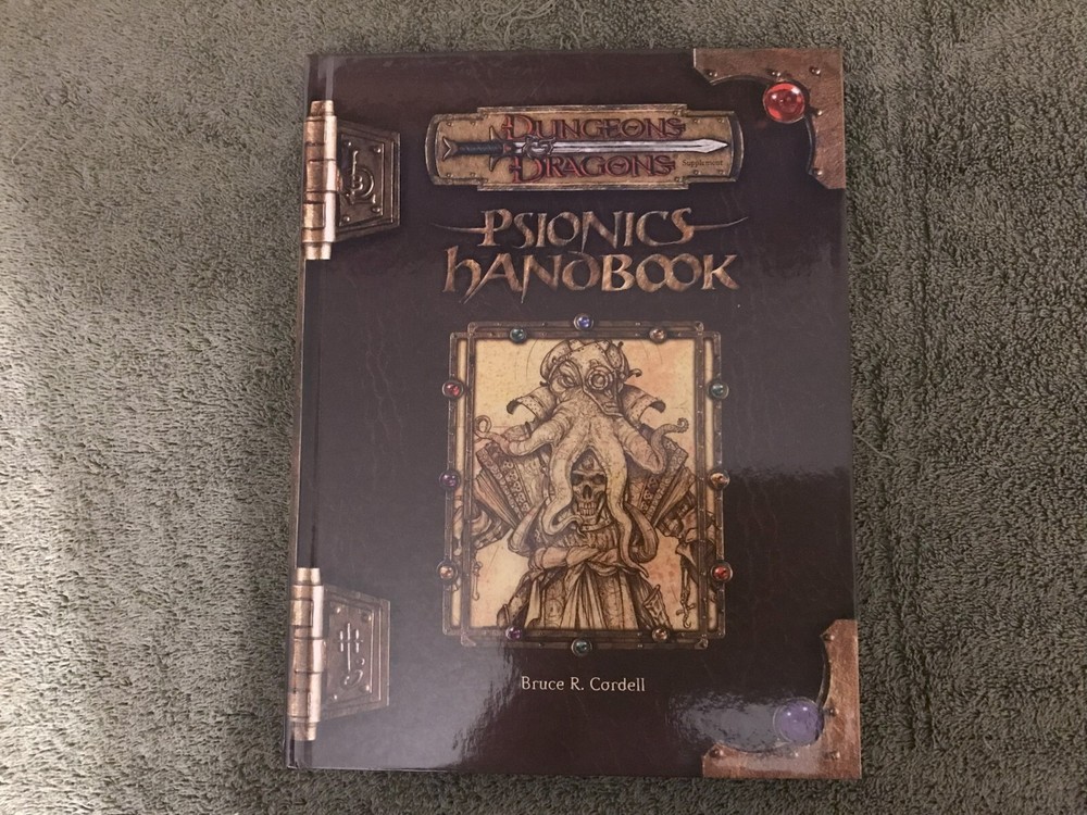 D&D: Psionic Handbook - Hardcover Supplement NM TSR AD&D