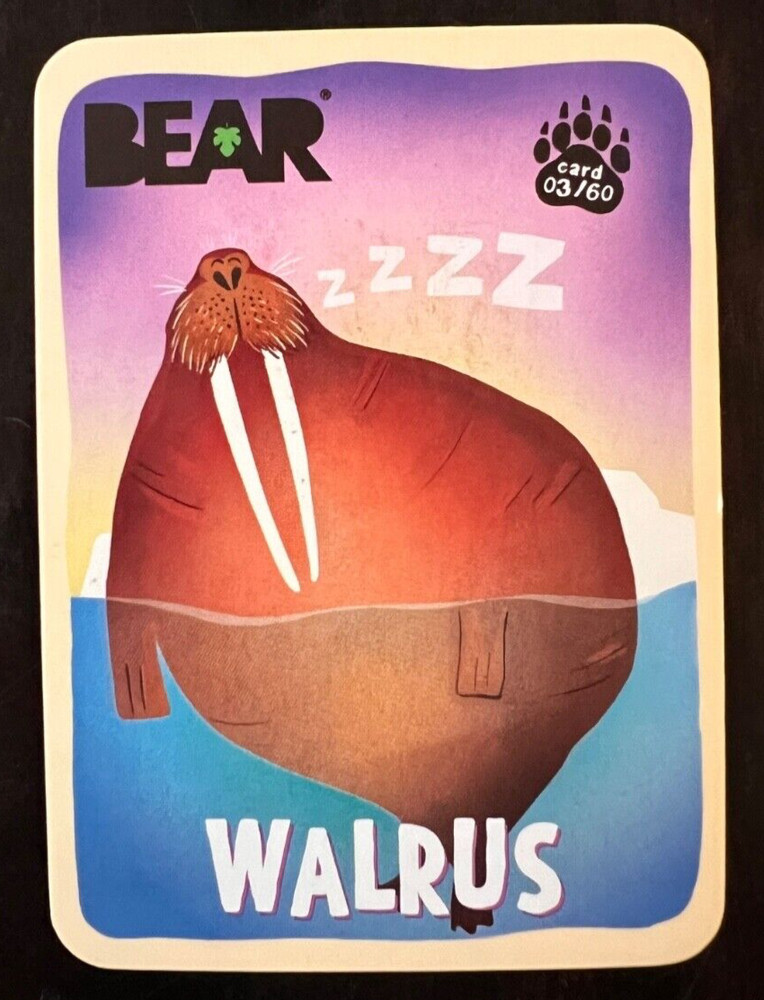 Bear Fruit Snack Animal Cards - Various animals - Complete Your Set!