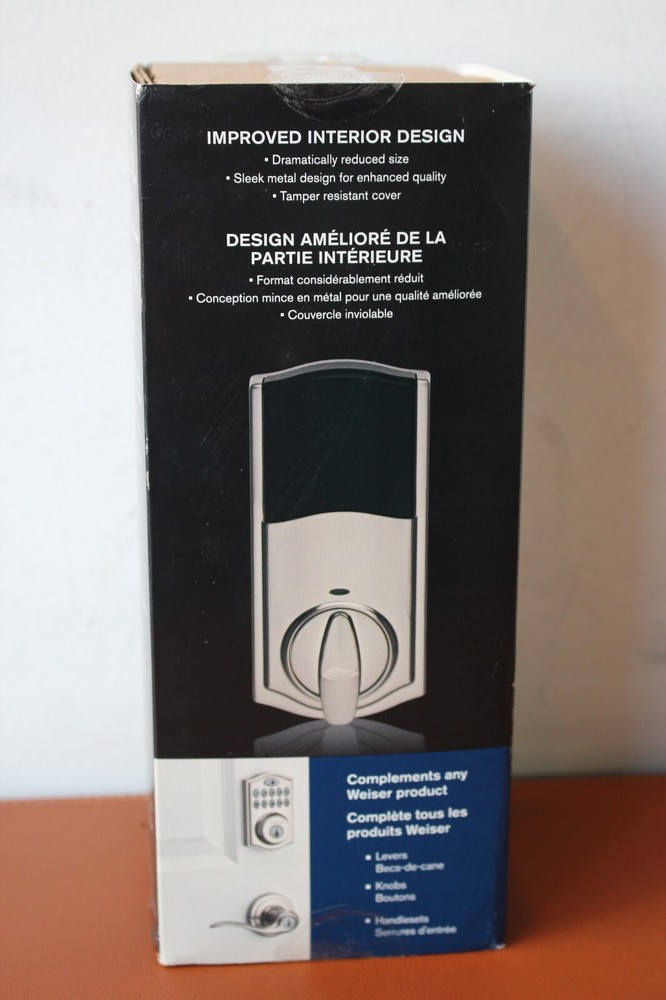 Weiser Smart Code 10 Touchpad Electronic Deadbolt - 9GED18000-016