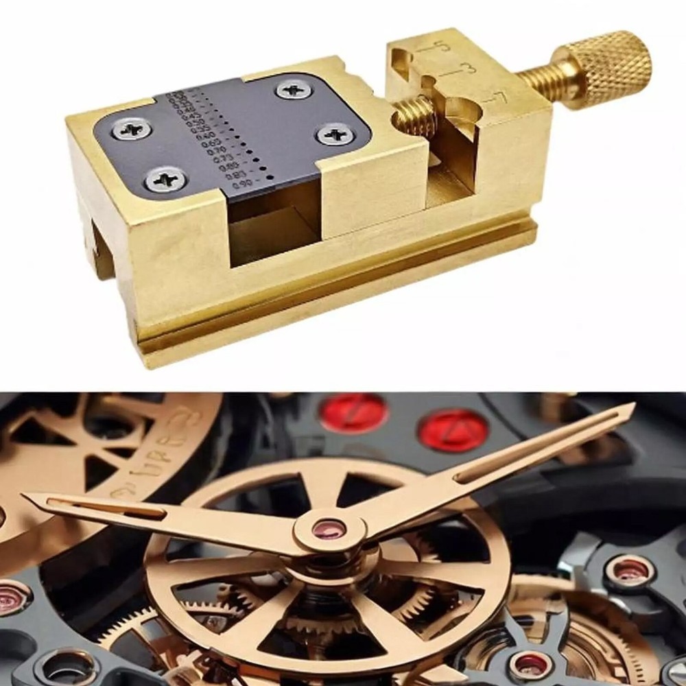 Watch Repair Tool Jig Micro Precision Brass Pliers for Watchmaker Bench Drill