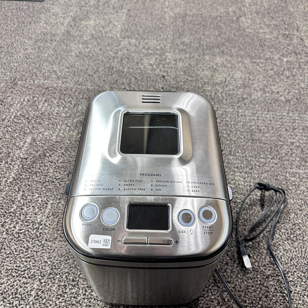Cuisinart CBK-110 Compact Automatic Bread Maker, 2 lb, Stainless Steel *Pls READ