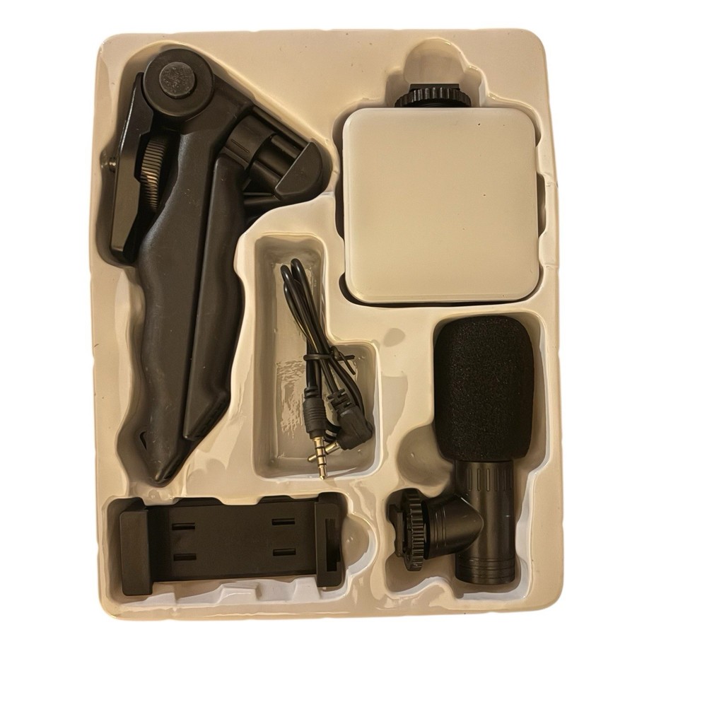 KD-49 Video Making Kit – Complete Vlogging Setup with Tripod, LED Light
