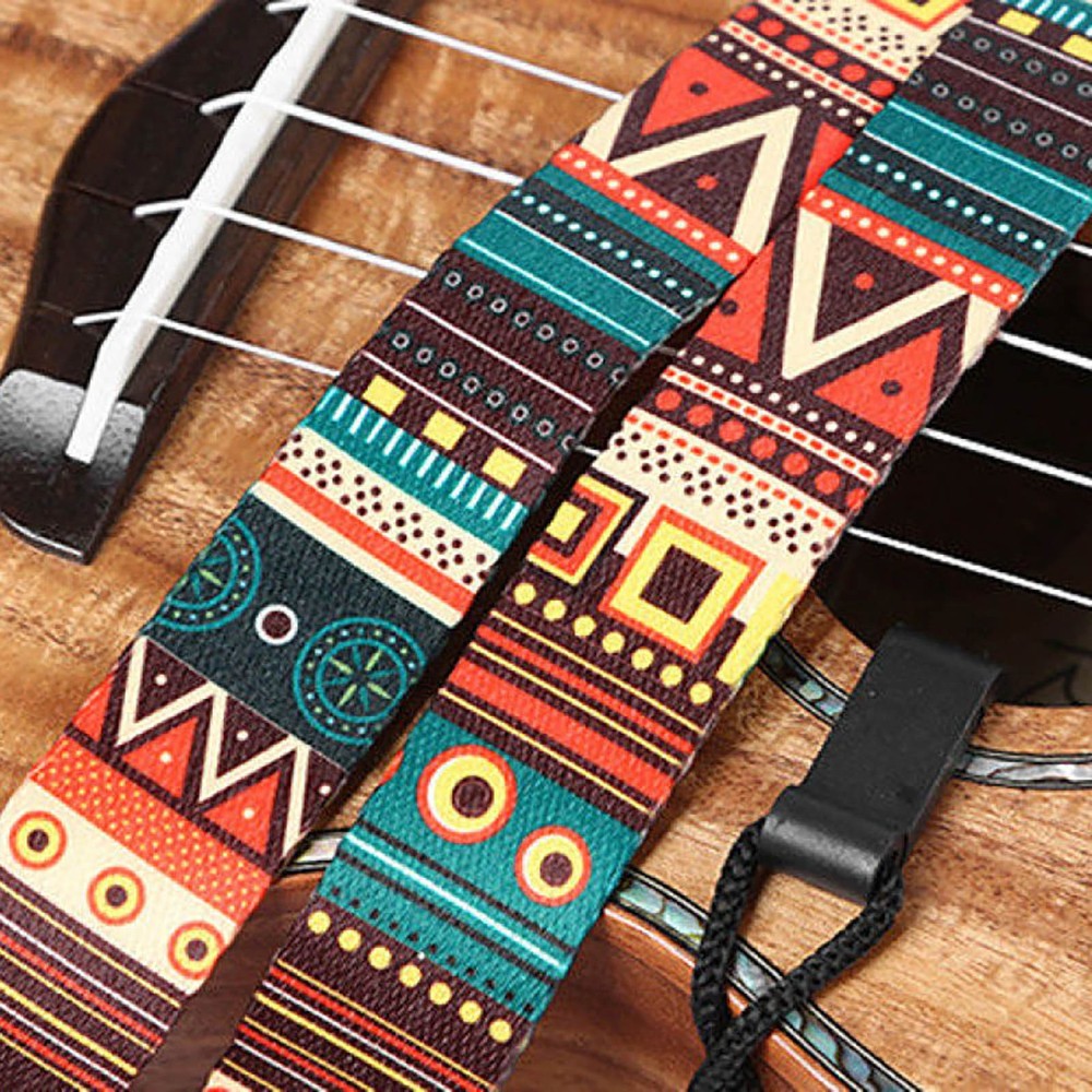 Hook Colorful Nylon Adjustable (46-75cm) Ukulele Guitar Strap Sling Classical