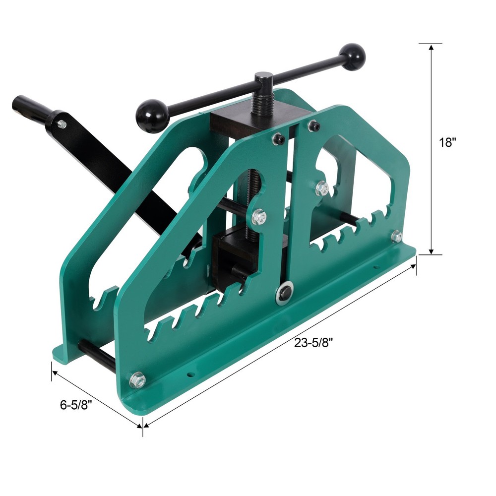 Manual Tube Roller Bender for Round or Square Pipe, Rolling Machine Tool