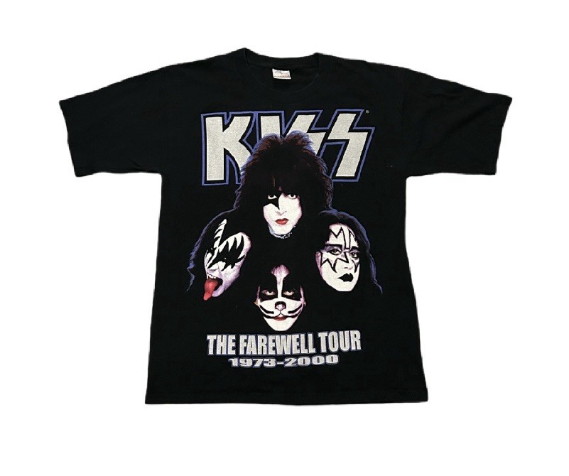 Vintage 2000 Legends Never Die Kiss Concert Tour Men’s Tee Shirt Size Large