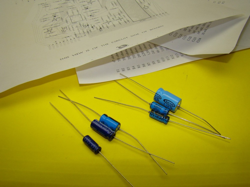 DYNACO AF-6 PC-27 AXIAL ELECTROLYTIC CAPACITOR REBUILD KIT