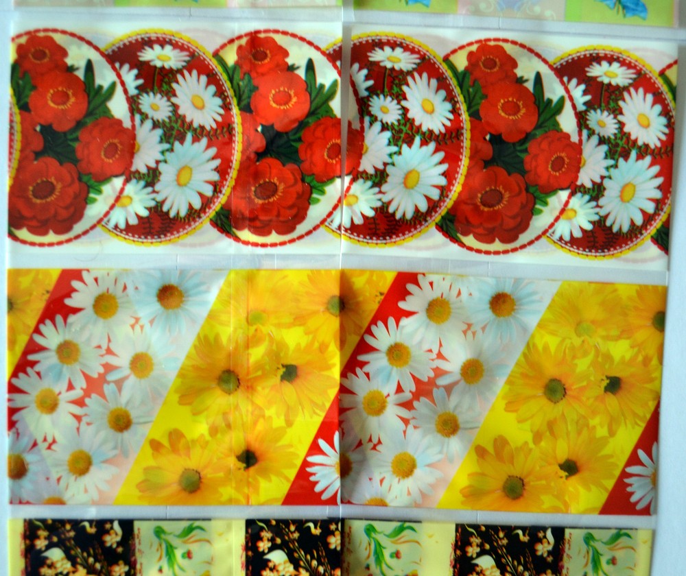 14 EASTER EGG WRAPS THERMO SLEEVES, FLOWERS - ROSES
