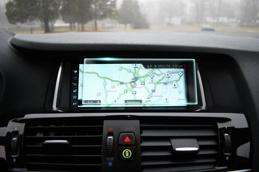 Crystal Clear Screen Protector for 2018 BMW X4 Vehicle Navigation