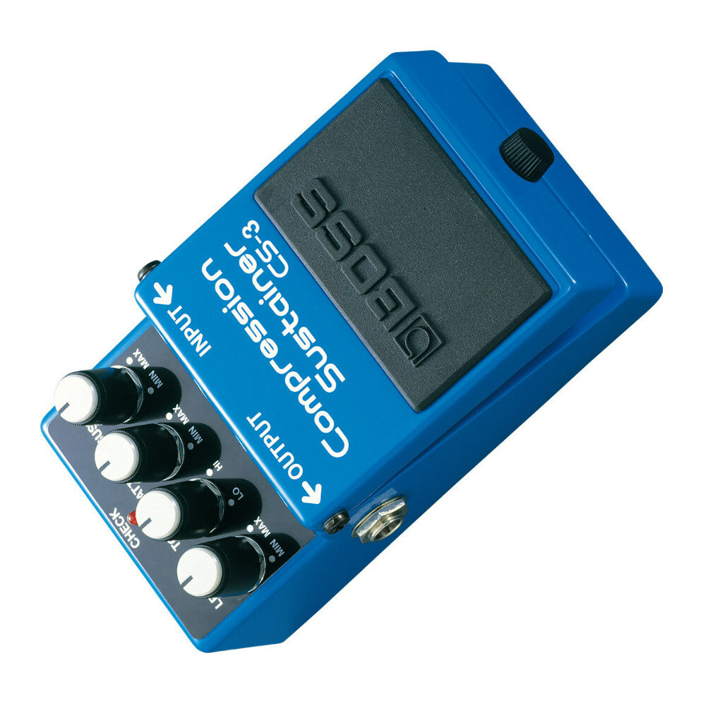 BOSS CS-3 Level Tone Attack and Sustain Controls Compressor Sustainer Pedal