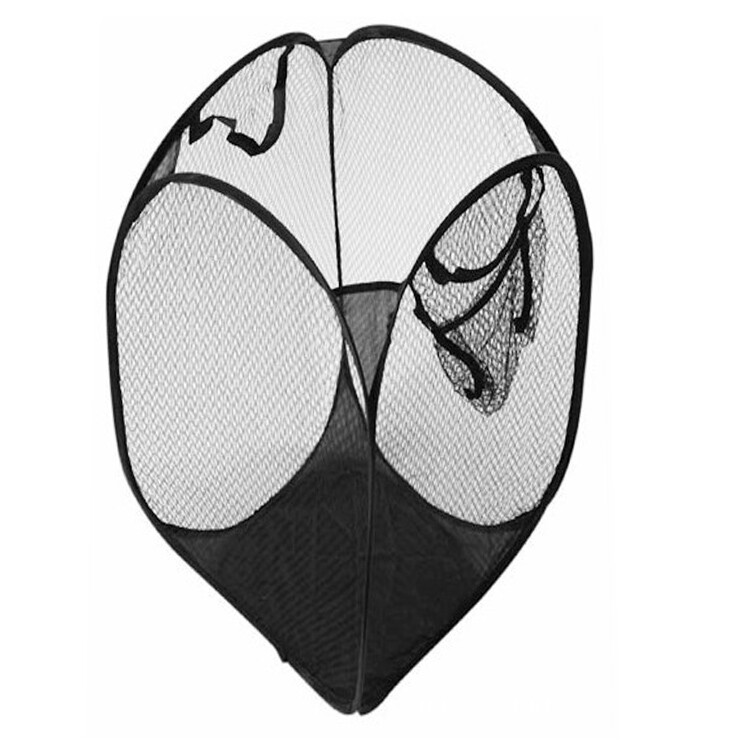 Ventilation Mesh Foldable Laundry Basket Hamper Clothes Storage Bag