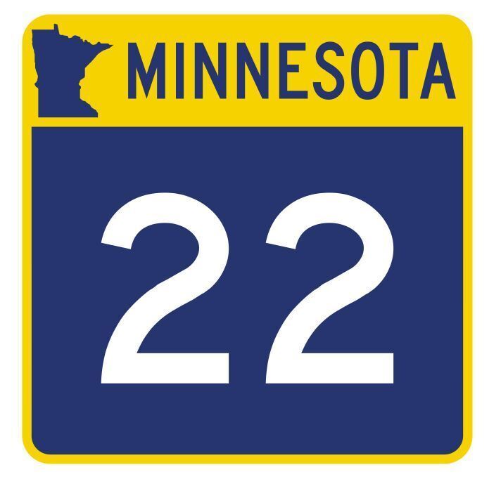 Minnesota State Highway 22 Sticker Decal