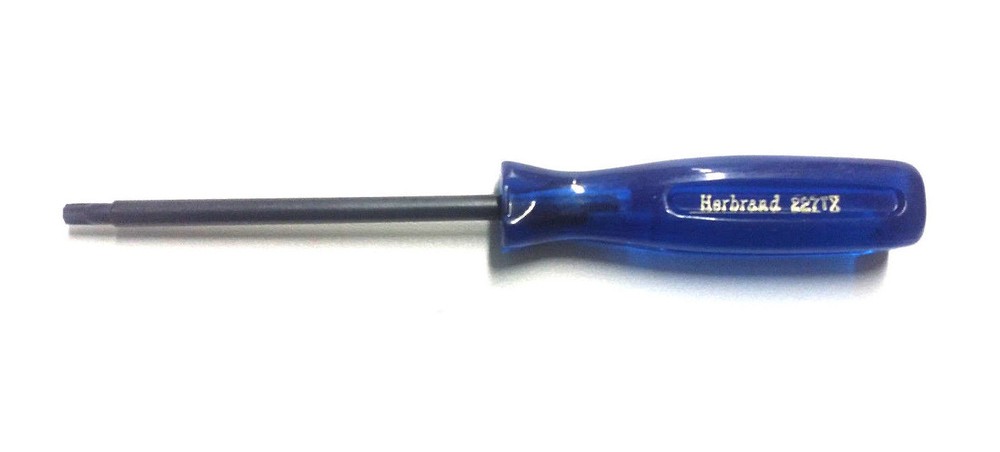 Vintage Herbrand 227TX Torx Screwdriver Blue Plastic Handle *Made in Canada*