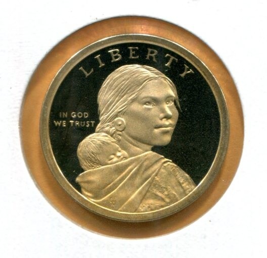 Gem 2020-S Proof Native American Dollar - Elizabeth Peratrovich Reverse