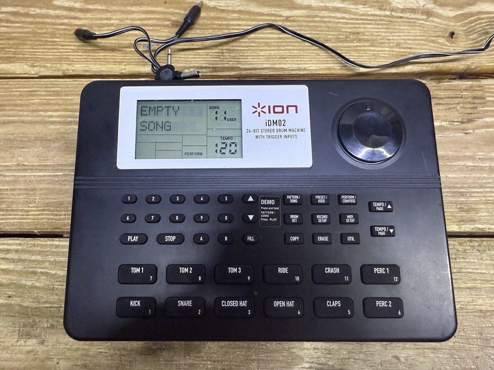 Ion IDM02 Drum Machine 24 Bit Stereo **UNIT ONLY** TESTED WORKS