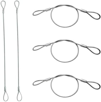 5 Pack Stainless Steel Luggage Lock Cables