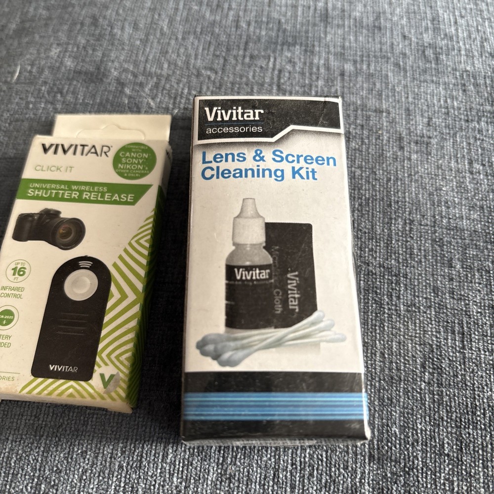 Vivitar VIV-RC6 Universal Wireless Shutter Release (Black) - NEW