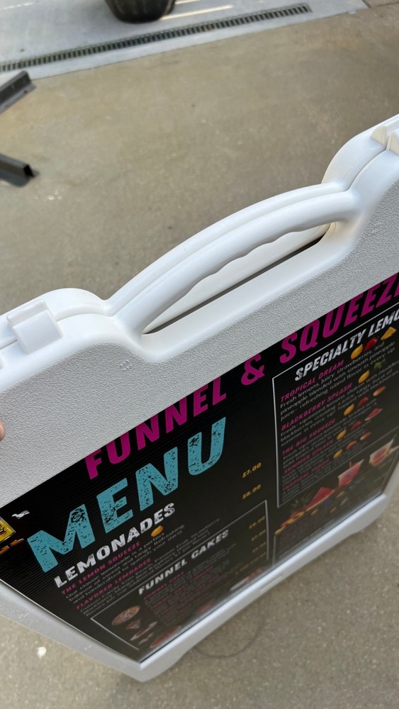 A-Frame Sidewalk Signs – Custom Printed, Your Design, Both Sides