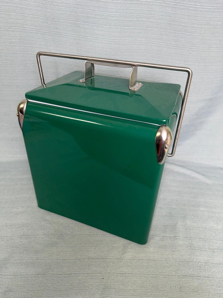 Foster & Rye Retro Green Metal Cooler