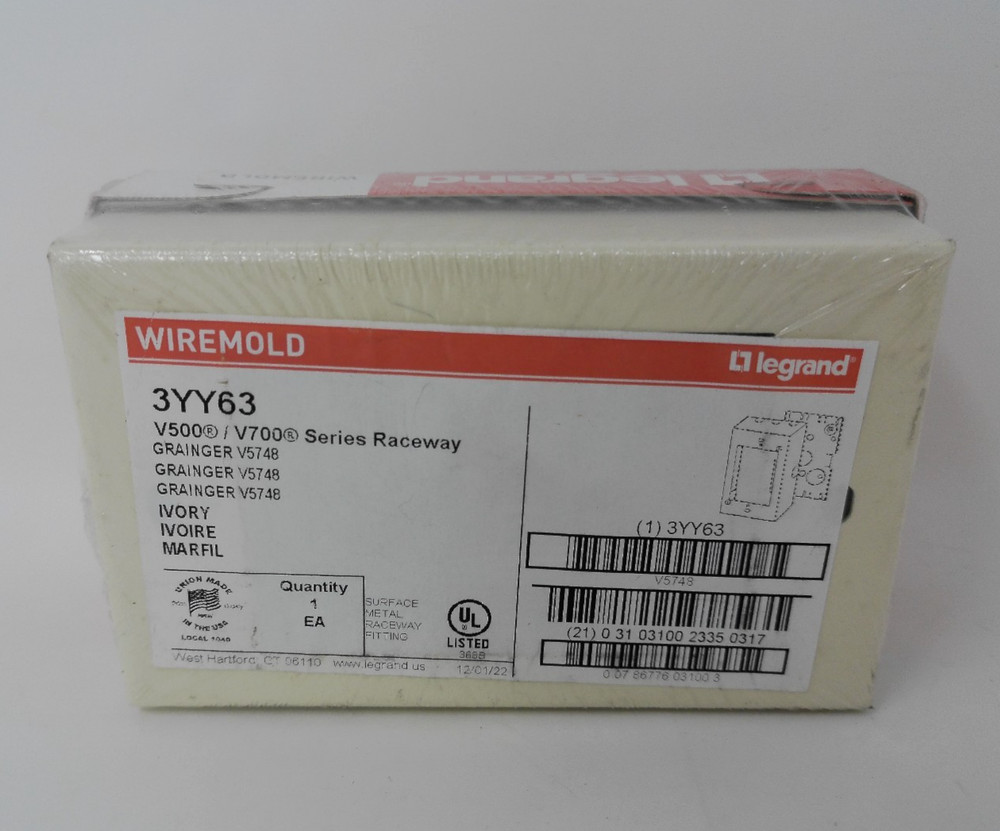 4 Pack Wiremold Legrand 3YY63
