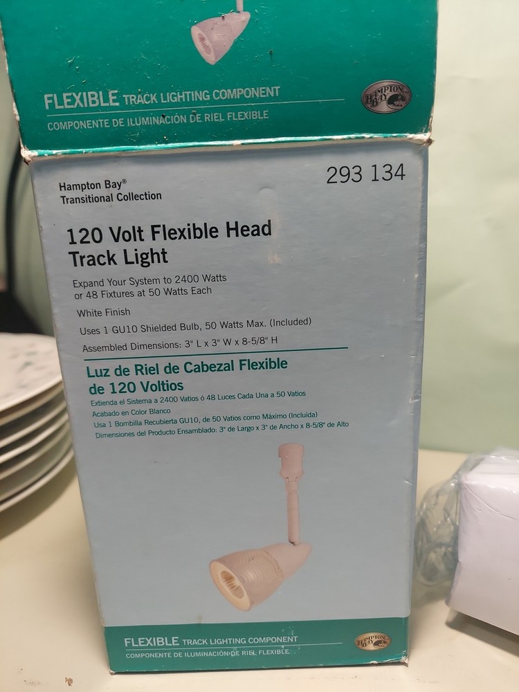 Hampton Bay Transitional 120 Volt Flexable Head Track Light