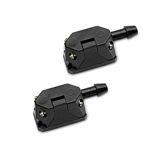 2 PCS Universal Windshield Washer Nozzle Arm Mounted Jets Nozzles 4 2Pcs 2#
