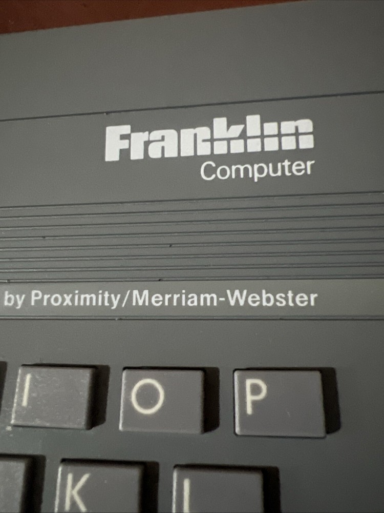 Franklin Computer Spelling Ace Linguistic Technology Model SA 98 Tested