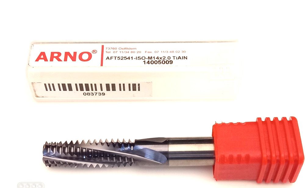 ARNO Solid Carbide  Thread Milling  AFT52541-ISO-M14x2.0 TIAIN