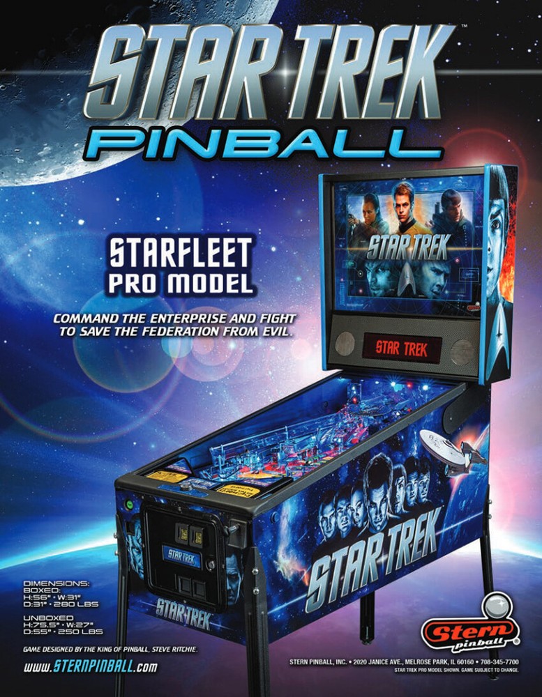Stern Star Trek ALL VERSION Pinball Machine Rubber Ring Kit **Customize Your Kit