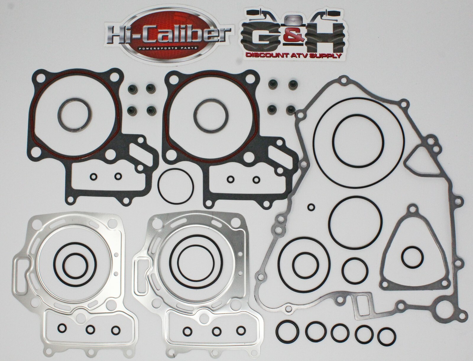 COMPLETE FULL Engine Motor Gasket Kit ALL Kawasaki KVF 650 Brute Force & Prairie