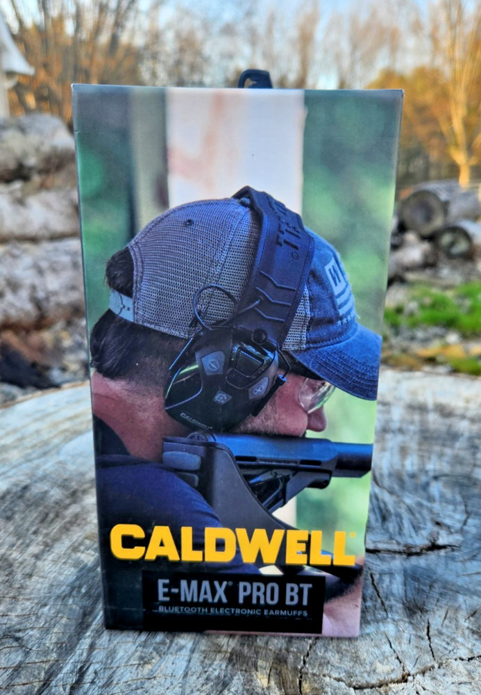 Caldwell E-Max Pro BT 24NRR Bluetooth Electronic Low Profile Shooting Earmuffs