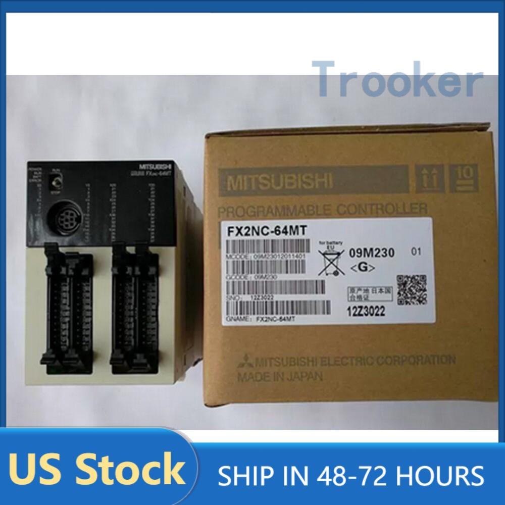 New Mitsubishi FX2NC-64MT PLC Programmable Controller Expedited Shipping One