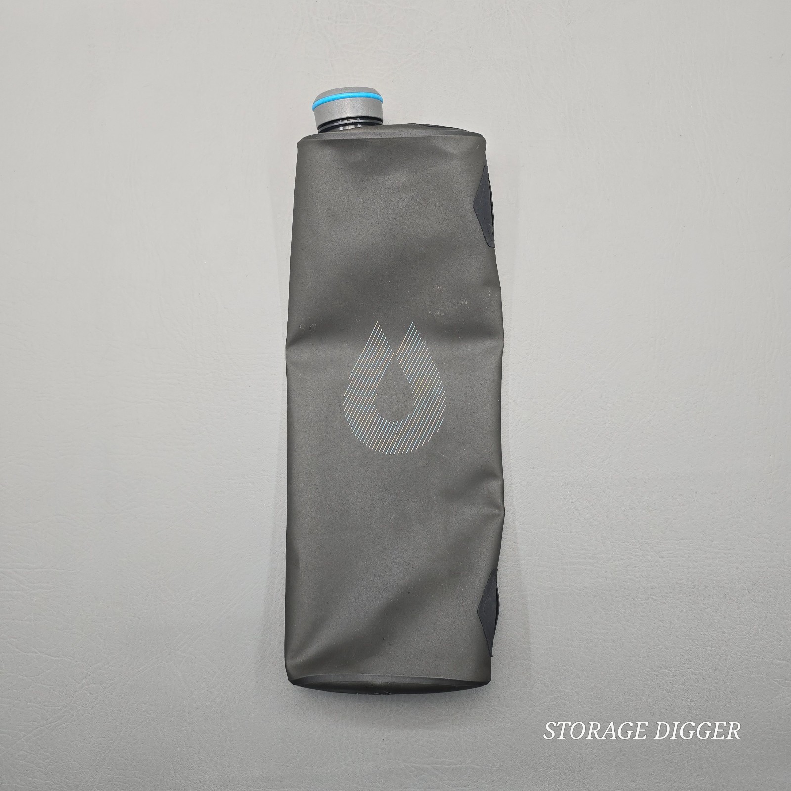 HydraPak Seeker 3 Litre Collapsible Camping Water Bottle Storage Reservoir Gray