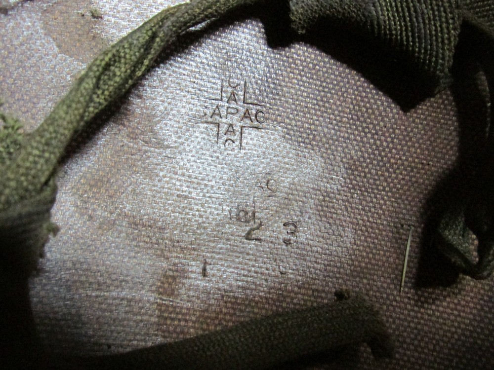WW2 M1 fixed Bail helmet Named Lieutenant Capac liner