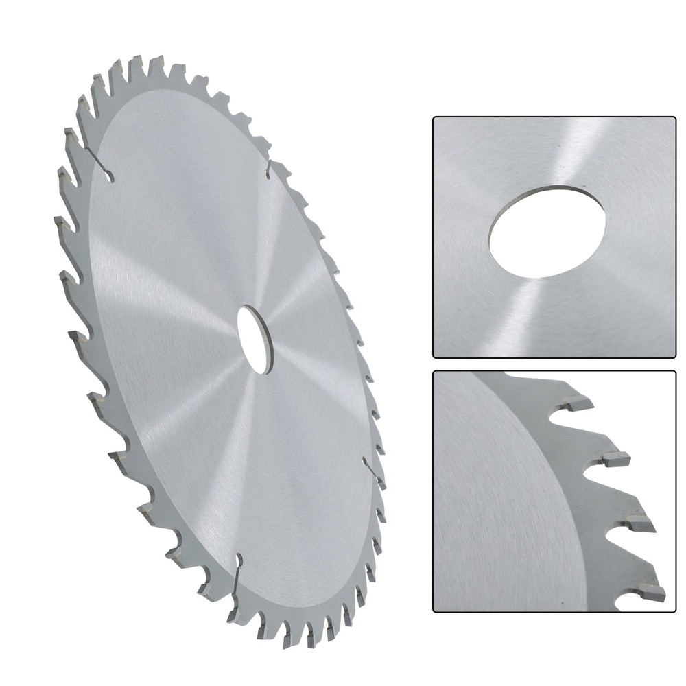 Professional 10"×30mm×40T Circular Blade - Fast Cutting for DIY Projects, Silver