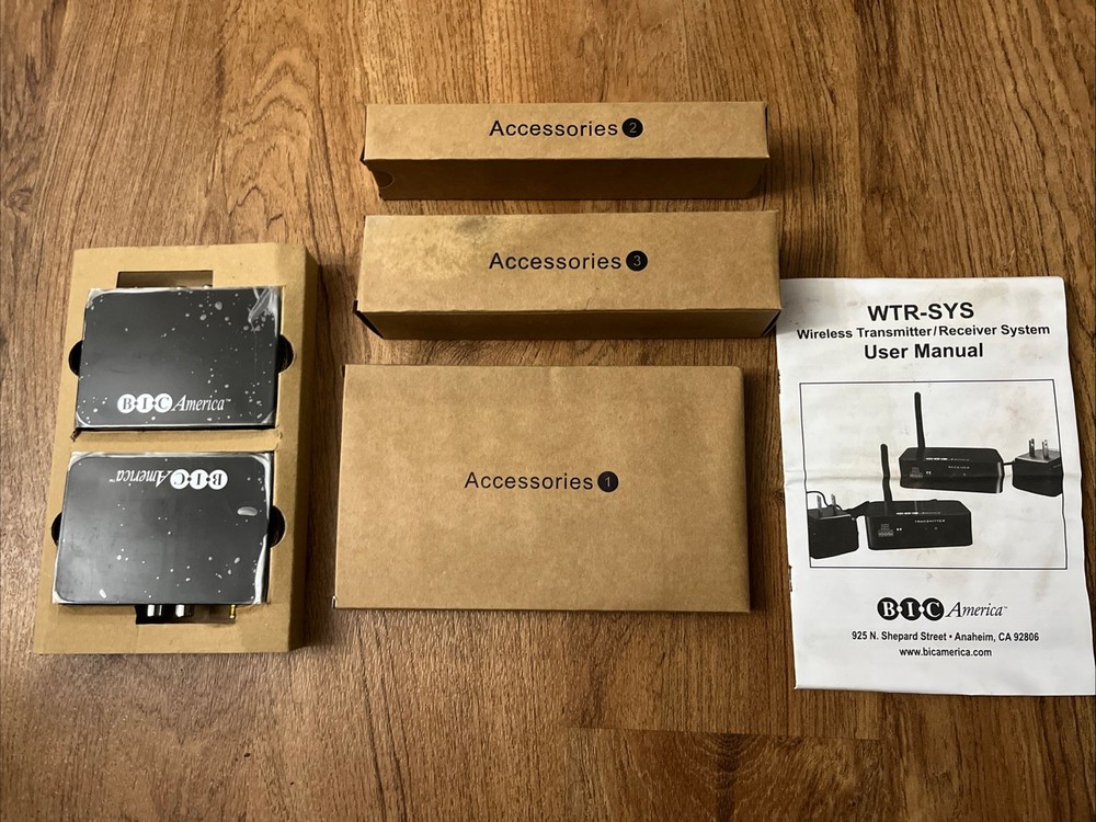 BIC America WTR-SYS 4-Channel Wireless Audio Transmitter/Receiver System