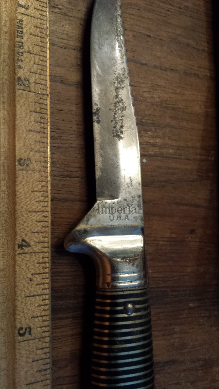 Vintage Imperial Sargent Sportset Knife & Plier Nippers Set With Leather Sheath