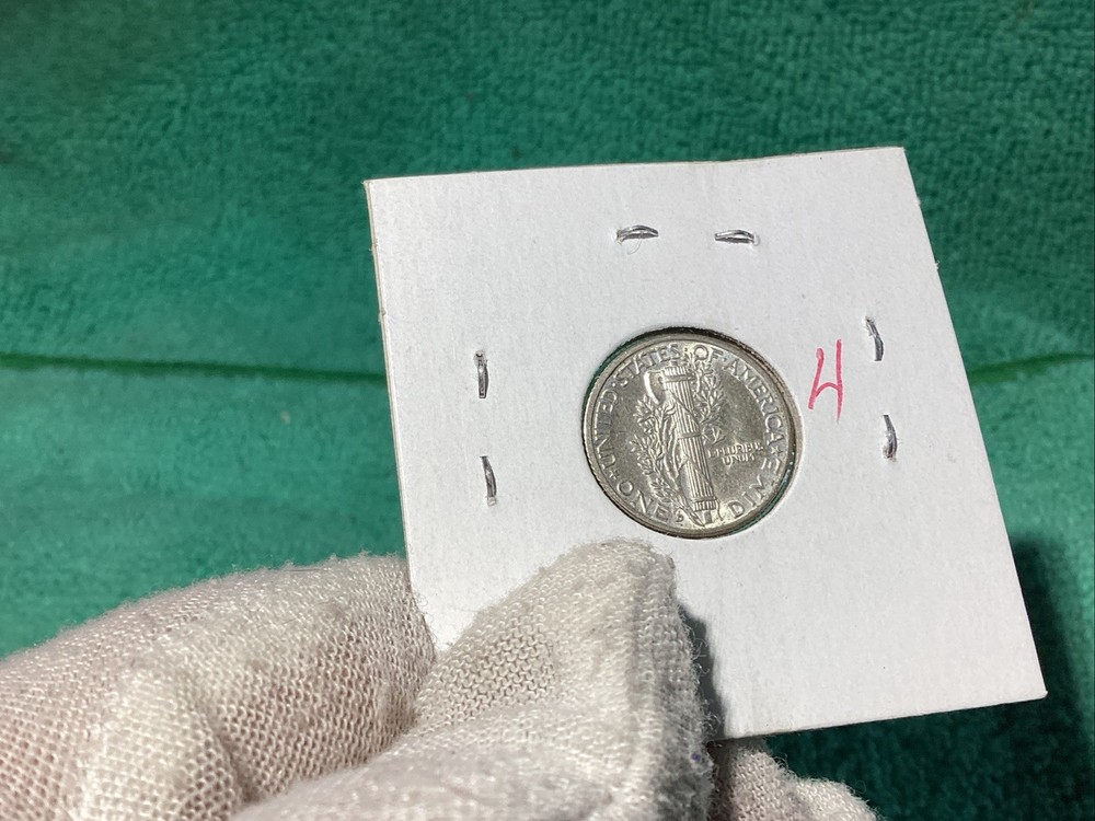 1943 D MERCURY HEAD DIME ALMOST 😅 UNCIRCULATED 🤓