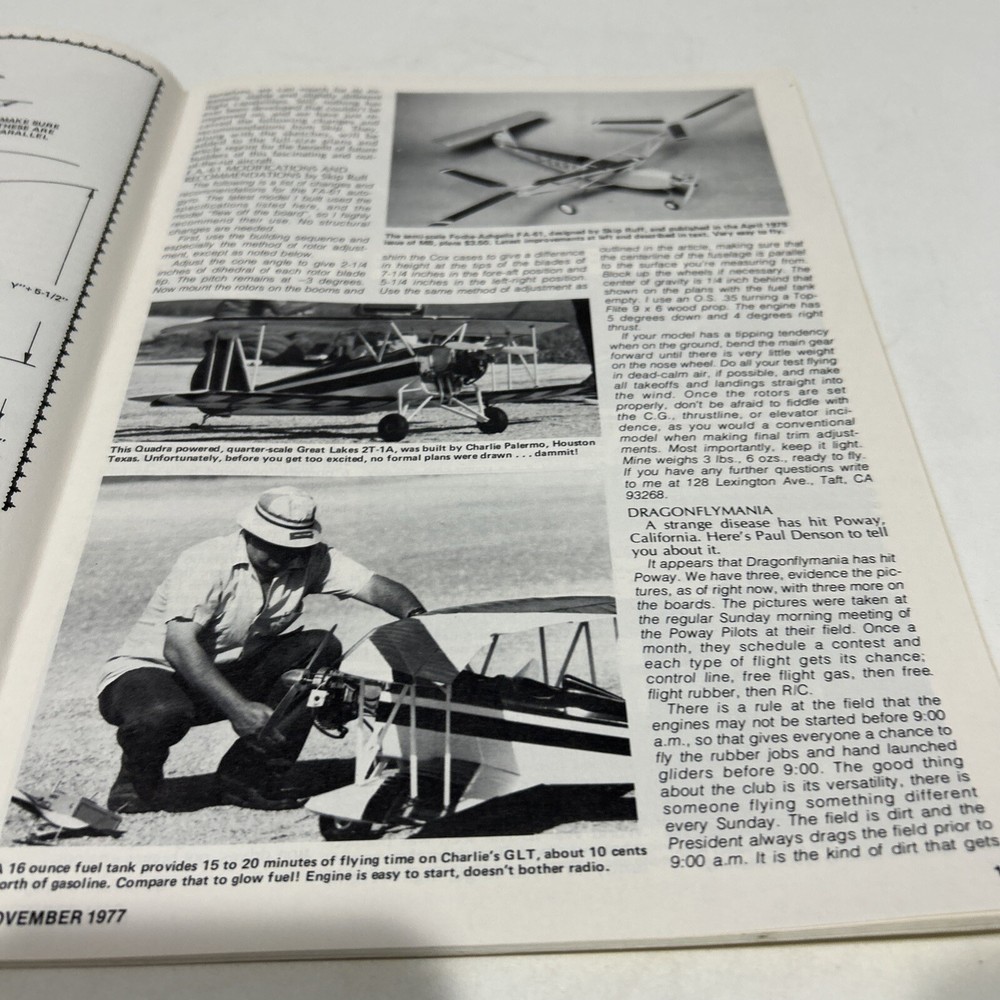 Vintage Model Builder Magazine November 1977
