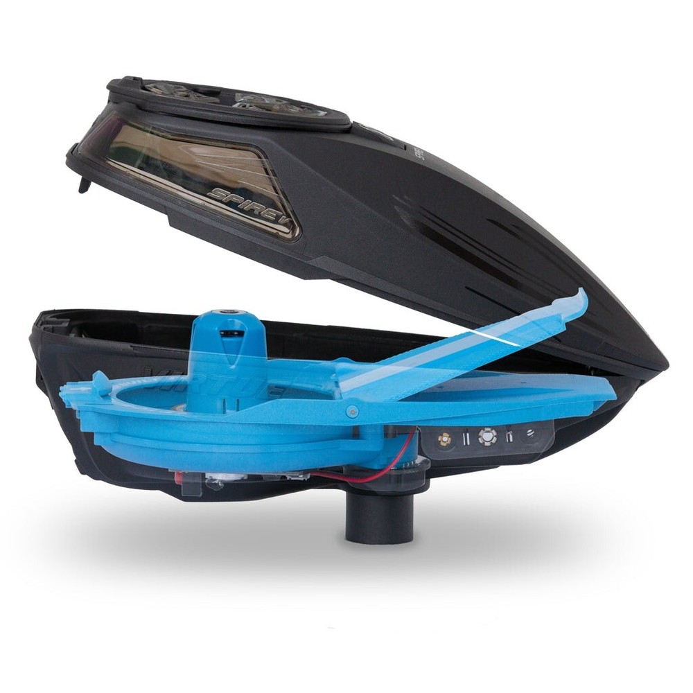 Virtue Paintball Spire V Electronic Hopper Loader w/ Speedfeed Black