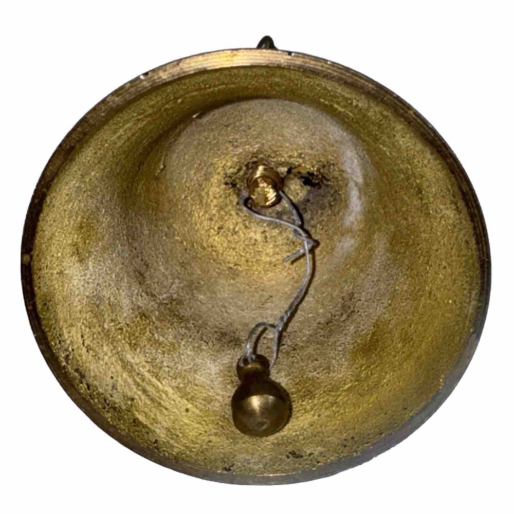 Vintage 5" Eagle Handled Brass School Bell
