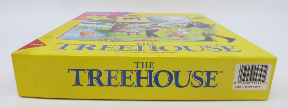 THE TREEHOUSE (MAC, 3.5" Floppy Disk) Broderbund 1992 Computer Software Big Box