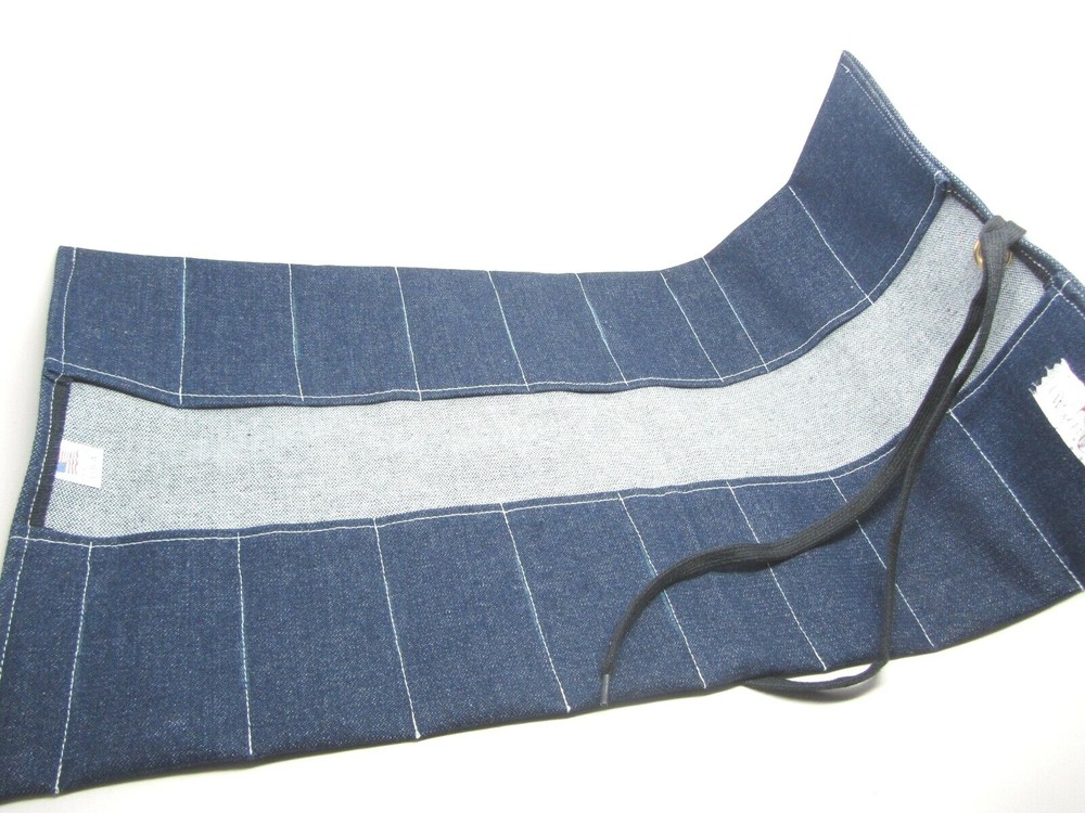 2 Ramelson Denim Tool Roll Holder Roll-up Hanging Pocket Pouch Chisels & Gouges