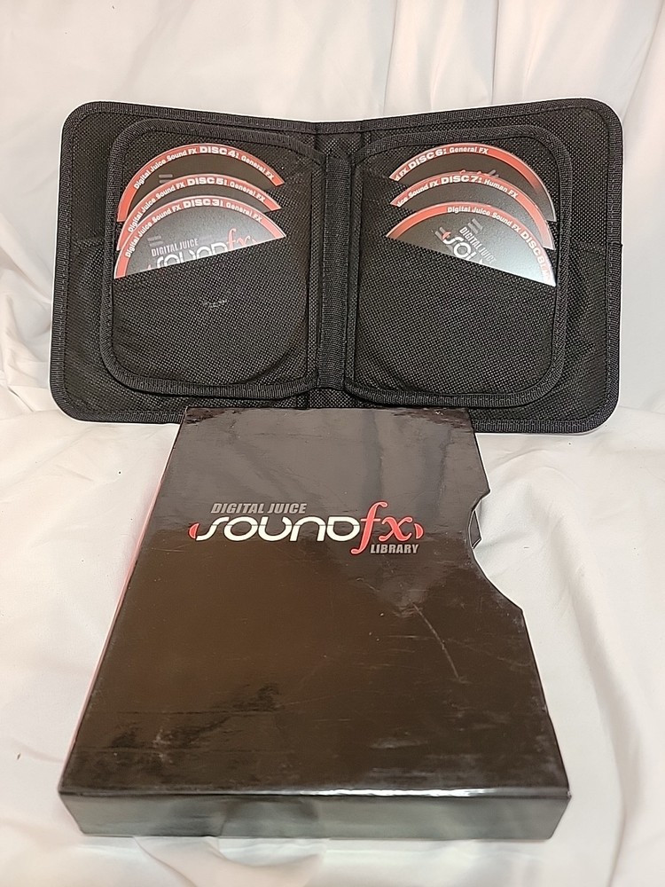 Digital Juice Sound FX Library Volume 1 Editing Software Complete 10 Discs