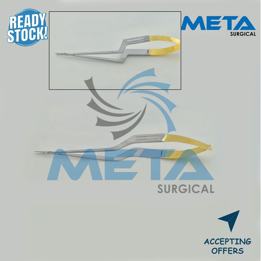 Kamiyama Micro Scissors Neurosurgery 18cm,Bayonet Handle