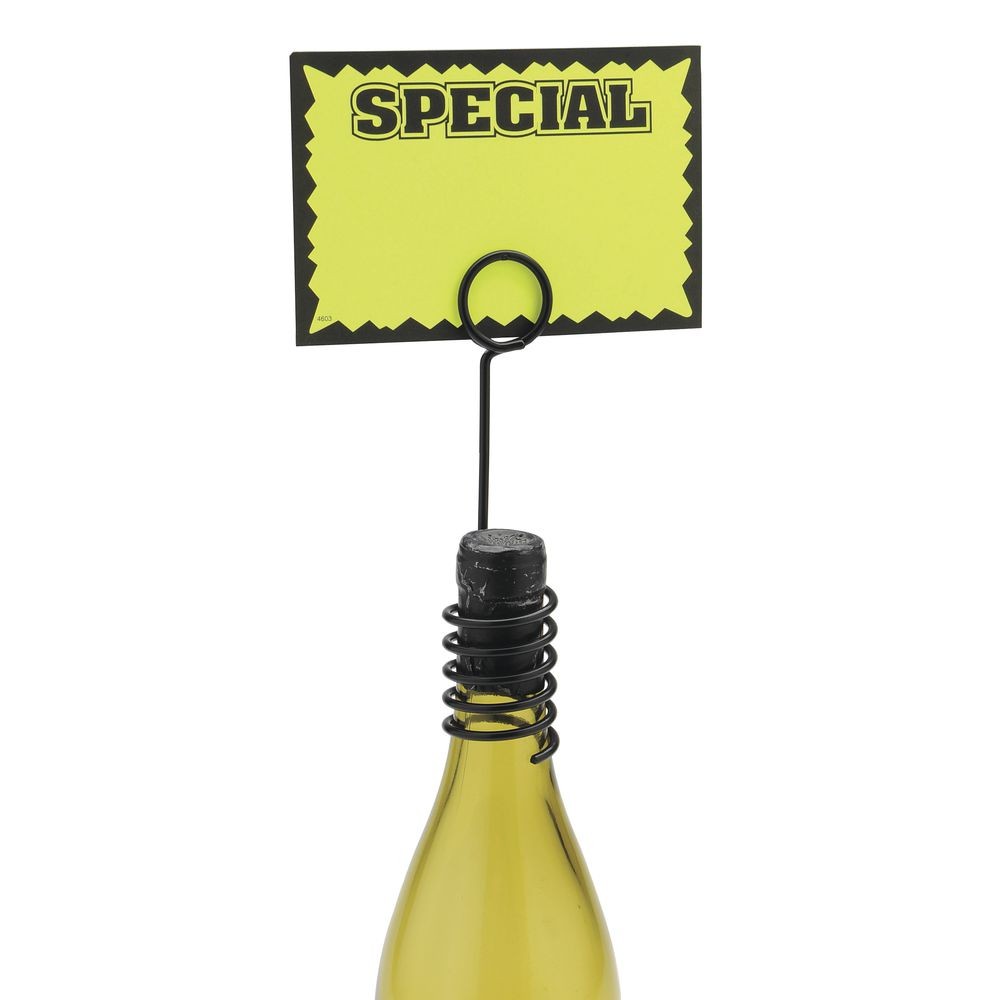 Sign Holder for Wine Bottles 2" (H)