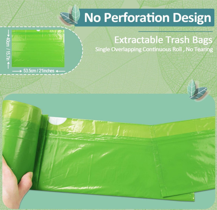 Commode Liners for Bedside Commode Vanilla Scented 100pcs Disposable Bags Univer