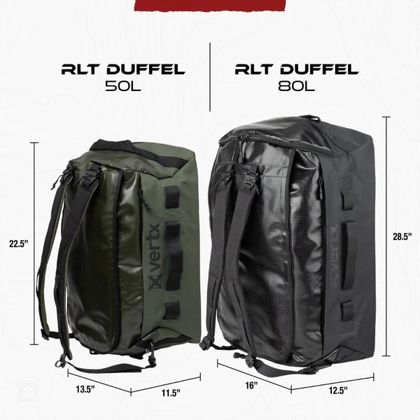 Vertx RLT Duffel - 80L - OD Green (VTX5097-OD)