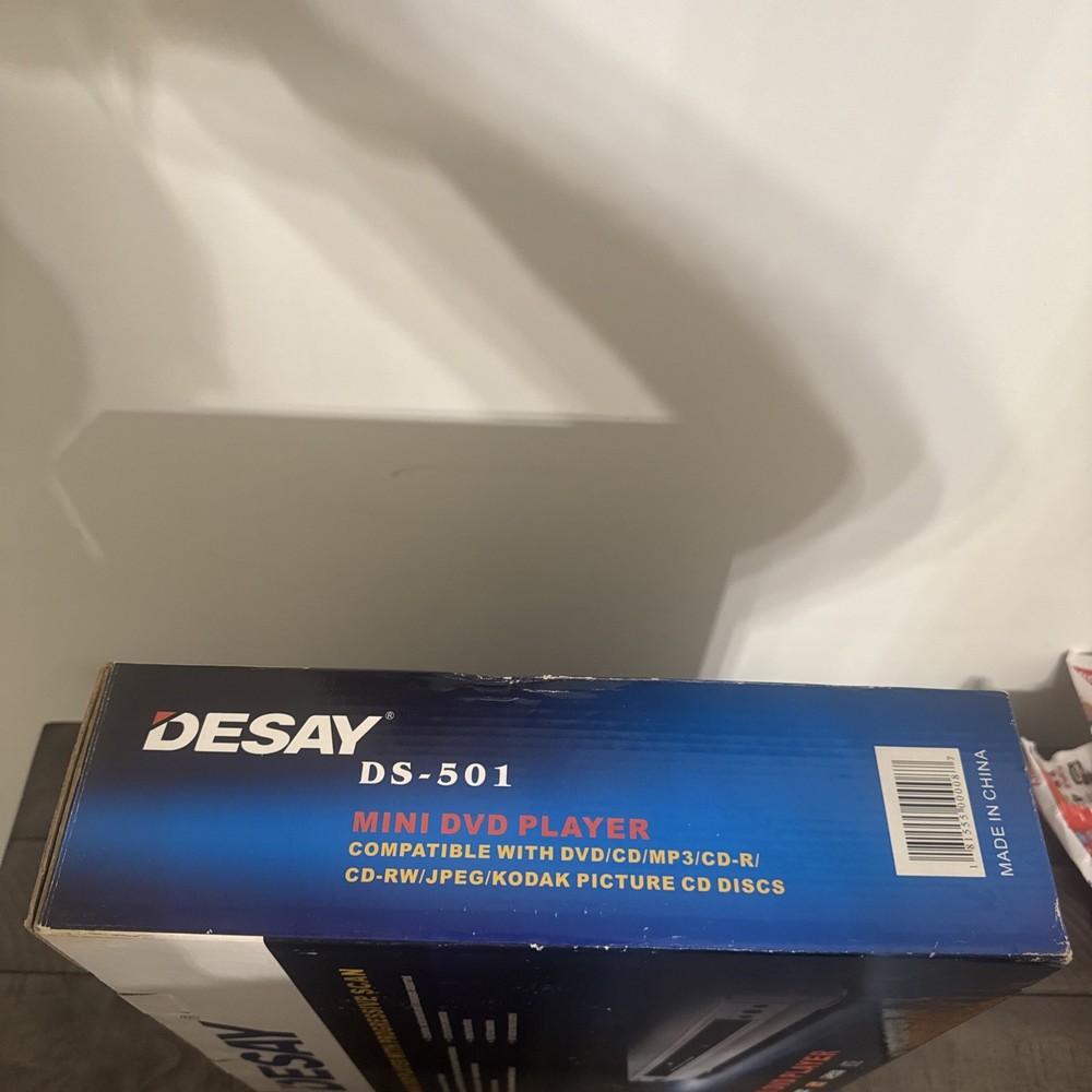 DESAY DVD PLAYER DS-501- FULLY FUNCTIONAL/ Brand New In Box!!!!!
